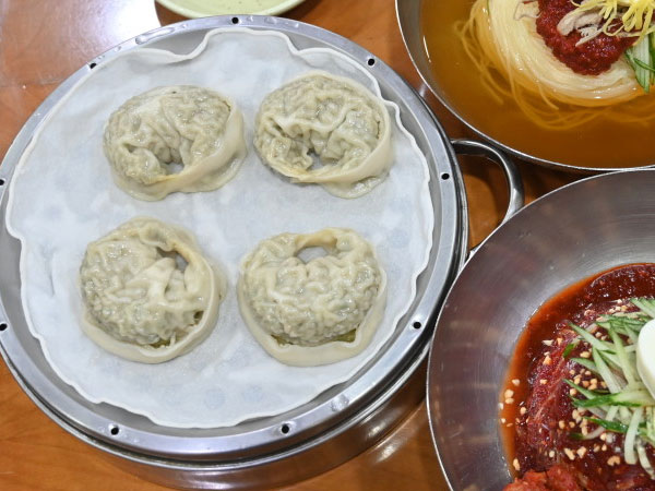 할매가야밀면 왕만두