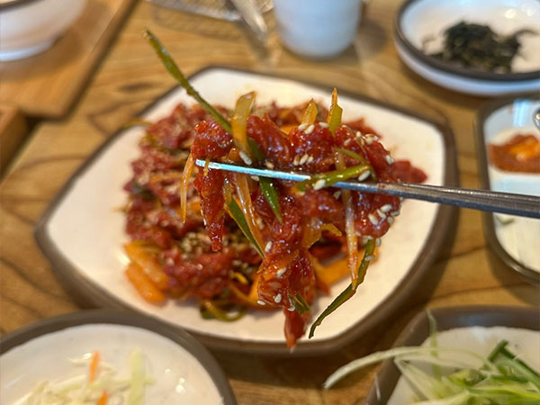 평양할머니집 추어튀김