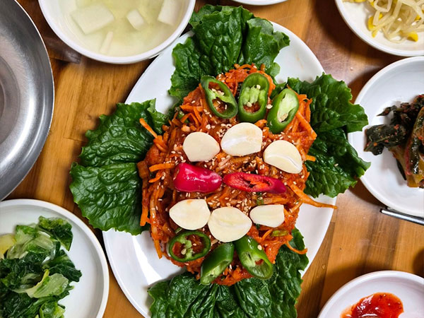 삼학집 서대회무침