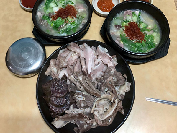 감초식당 모둠순대