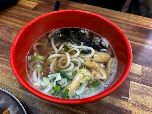 미성당납작만두 본점 우동