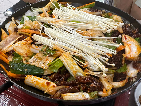 반야월원조말고기 주물럭