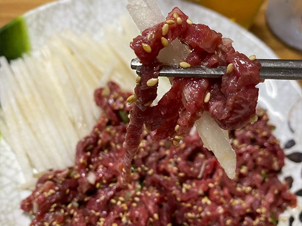 골목식육식당 육회